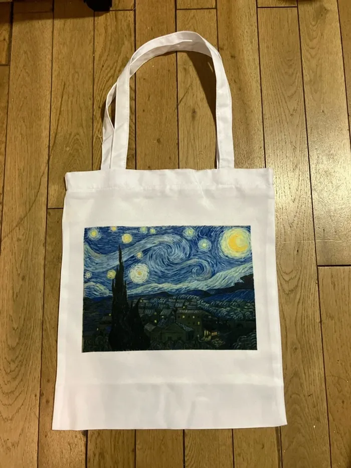 Tote Bag Nuit étoilée Van gogh