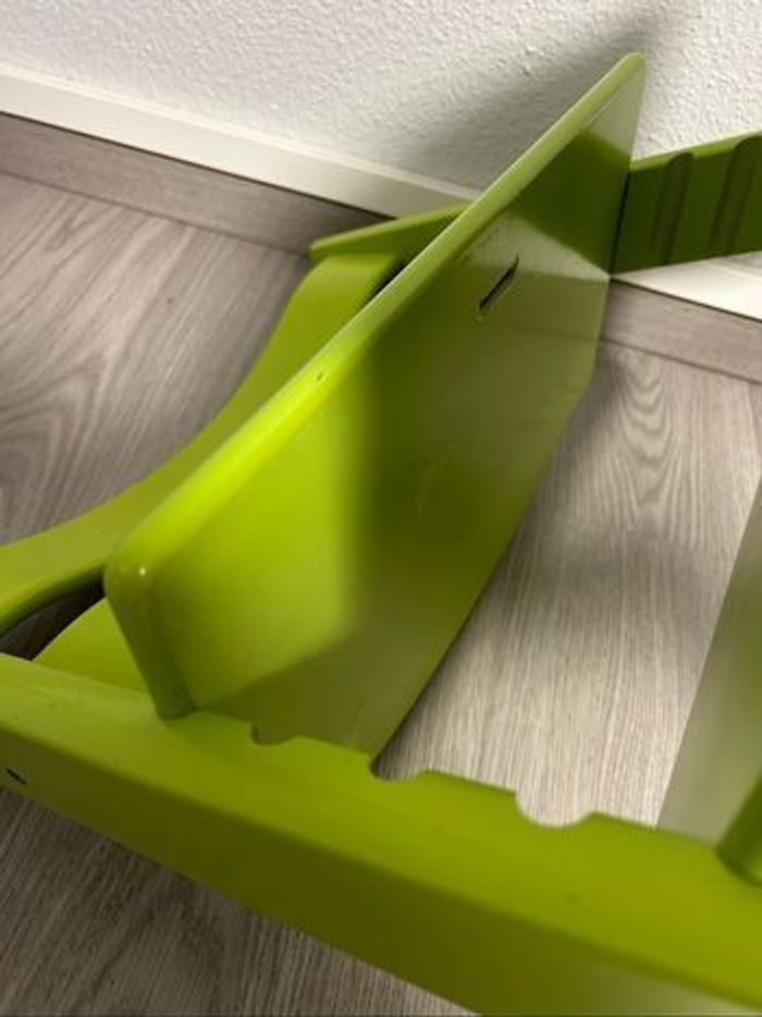 Chaise Tripp Trapp Stokke verte + Babyset - photo numéro 10