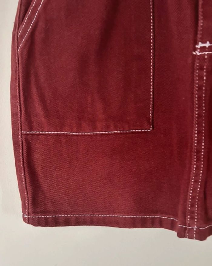 Jupe en jean, bordeaux, Newlook - photo numéro 4