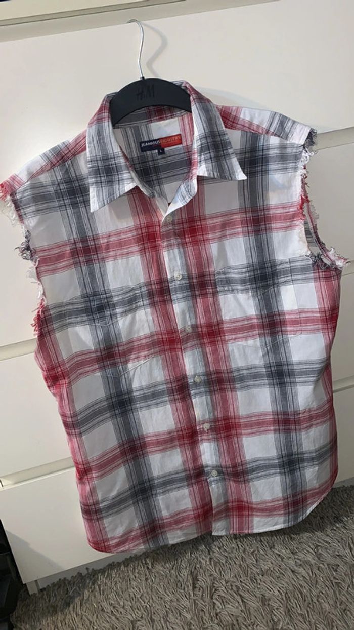 Jolie chemise sans manche (taille L) - photo numéro 8