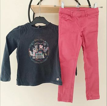 5 ans ensemble teeshirt sergent major et pantalon kiabi