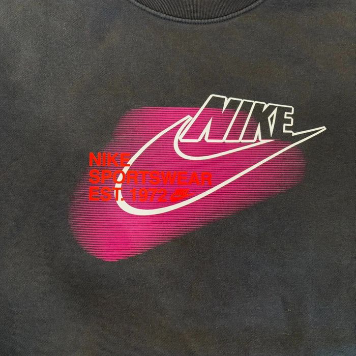 Ensemble Nike Sportswear Club Fleece Gris Fumée Rare Double Logo Taille M - photo numéro 4
