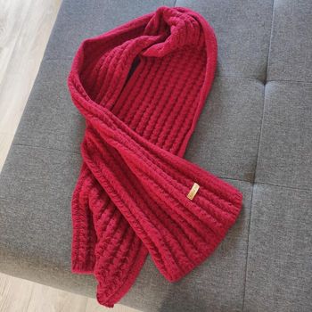 écharpe neuve fait main