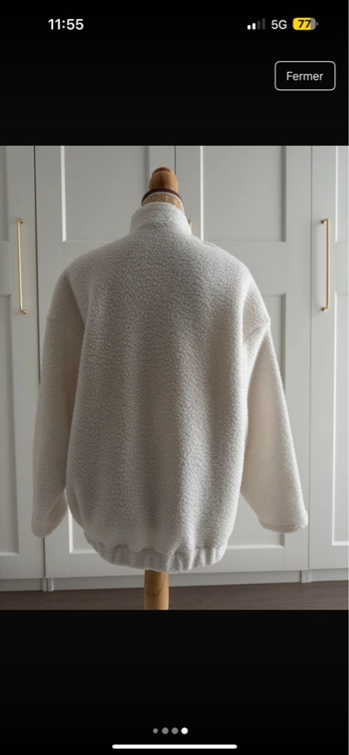 Veste polaire blanc - photo numéro 4