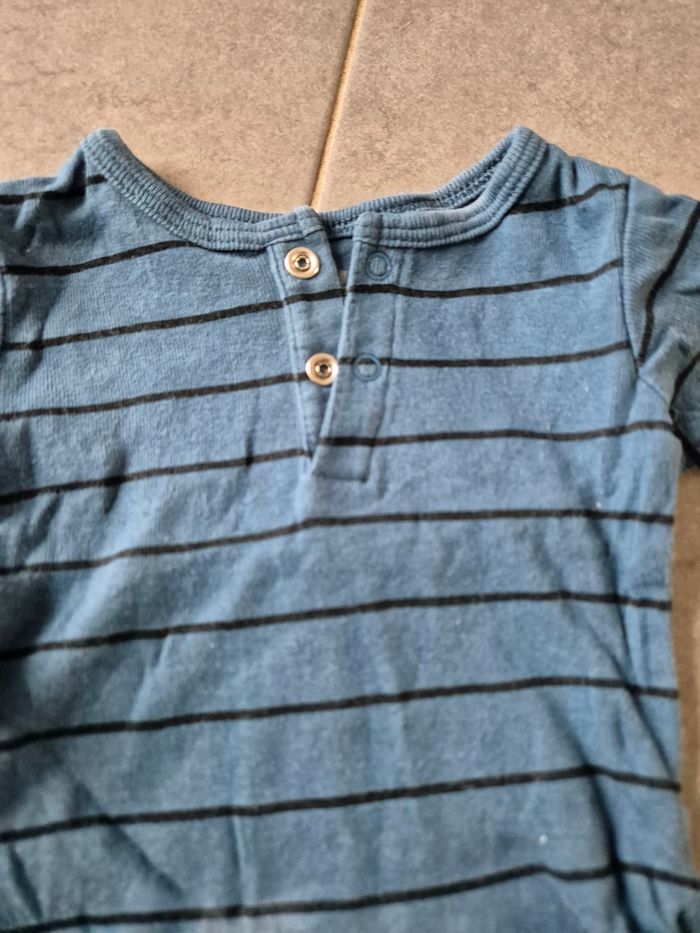 Body rayé bleu - photo numéro 2