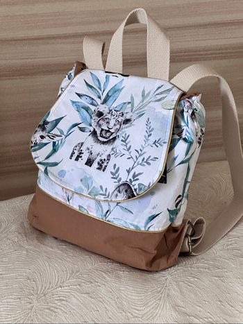 Sac à dos maternelle savane éléphant