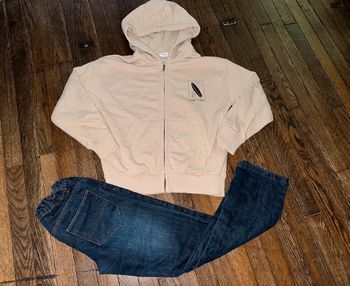 Gilet Zara et jeans tao 9 ans