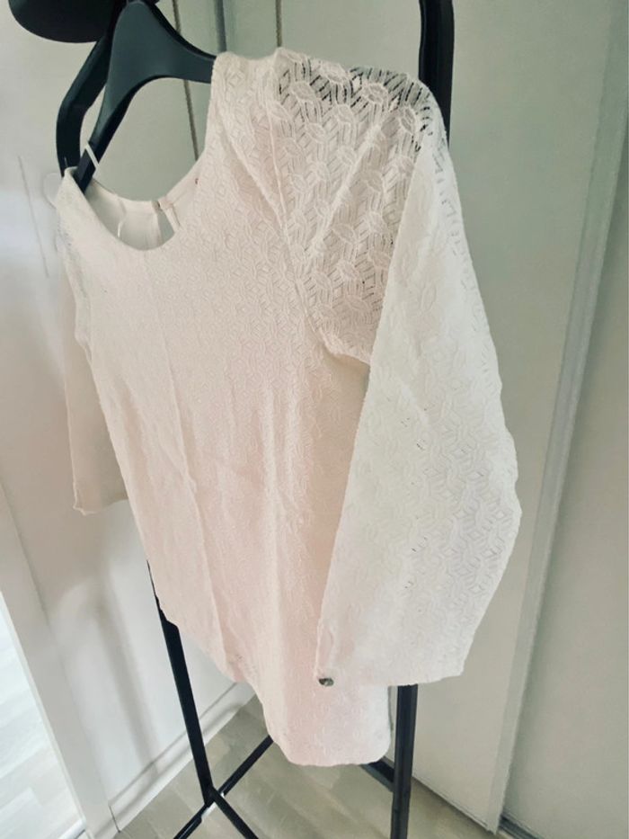 Haut blanc dentelle - photo numéro 4