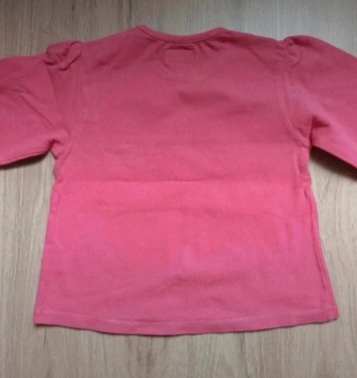 T-shirt manches longues rose à motif – Marèse – Taille 3 ans - photo numéro 4