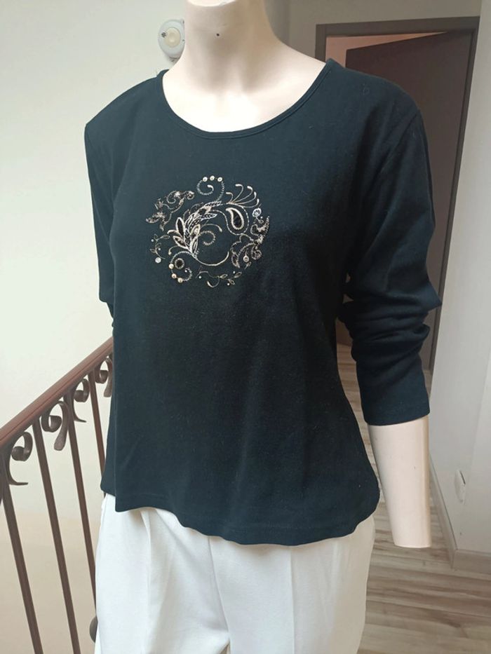 Tee shirt femme manches longues Antonelle - photo numéro 2