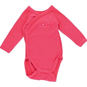 Body croisé à manches longues 1 mois en coton Petit Bateau