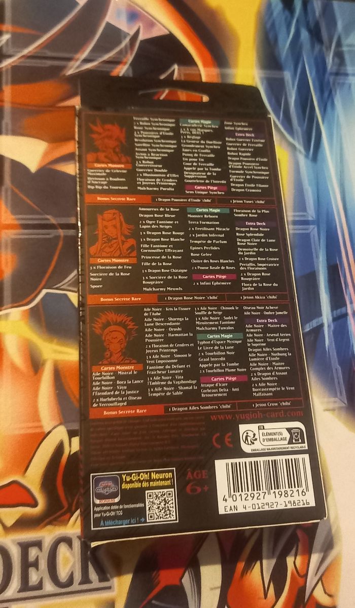 Yu-Gi-Oh! Coffret Decks Légendaires 5D'S : Yusei, Akiza et Crow - photo numéro 2