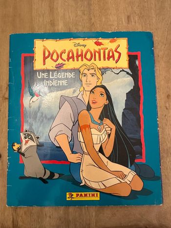 Walt Disney Pocahontas - Album Panini complet avec poster stickers livre autocollants