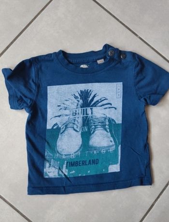 Beau tee-shirt bébé Timberland taille 12 mois