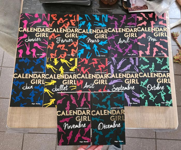 Collection complète de 12 livres Calendar Girl - photo numéro 2