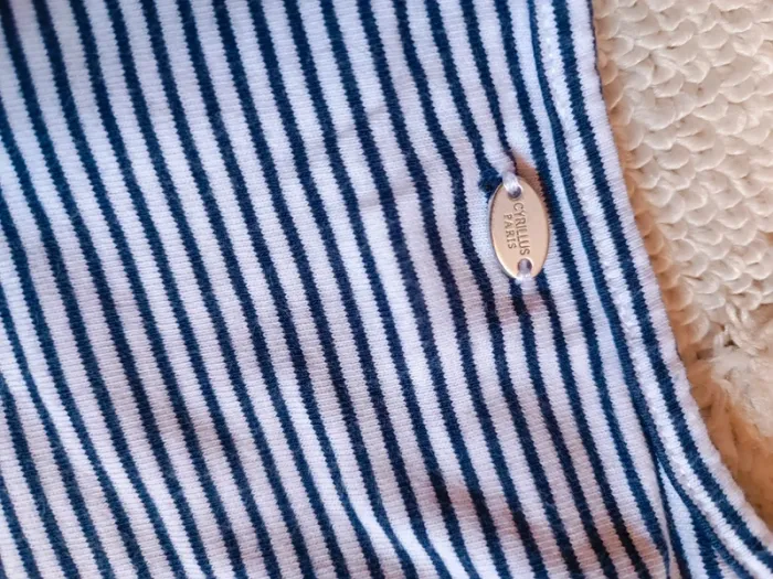 T-shirt marinière Cyrillus 2-3 ans - photo numéro 7