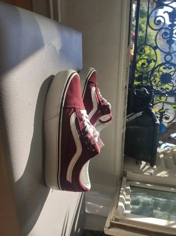 Basket Vans plateforme bordeaux