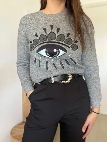 Pull/sweat gris Kenzo