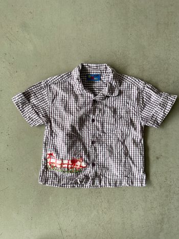 Superbe chemise de fête 18 mois