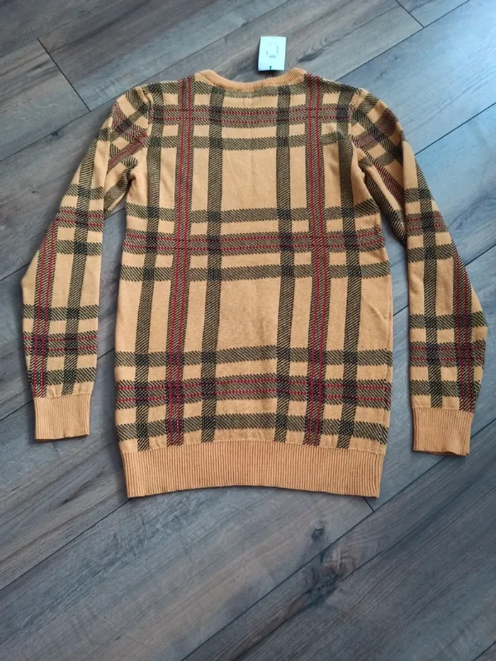 Pull moutarde homme manches longues XXL - photo numéro 4