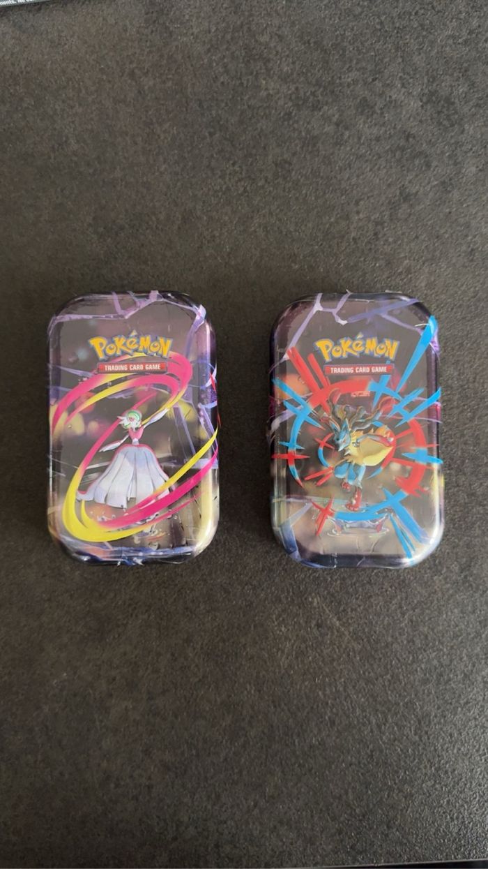 2 mini tin Pokémon mega évolution