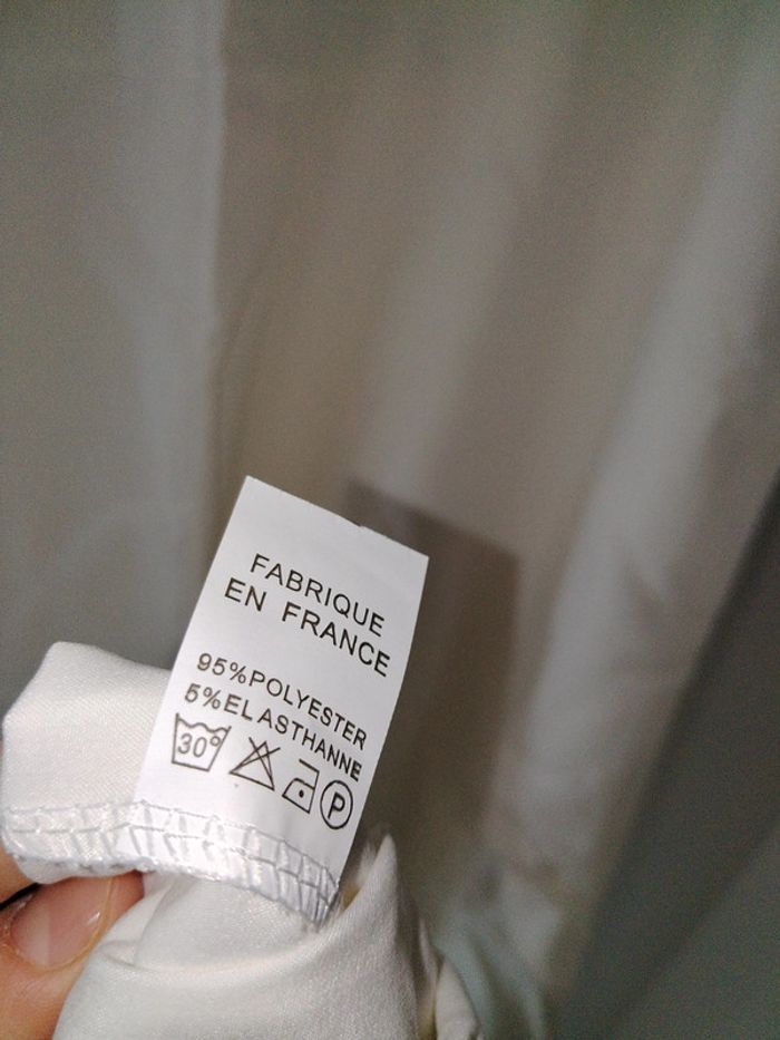 Robe abaya avec grand voile blanche - photo numéro 6