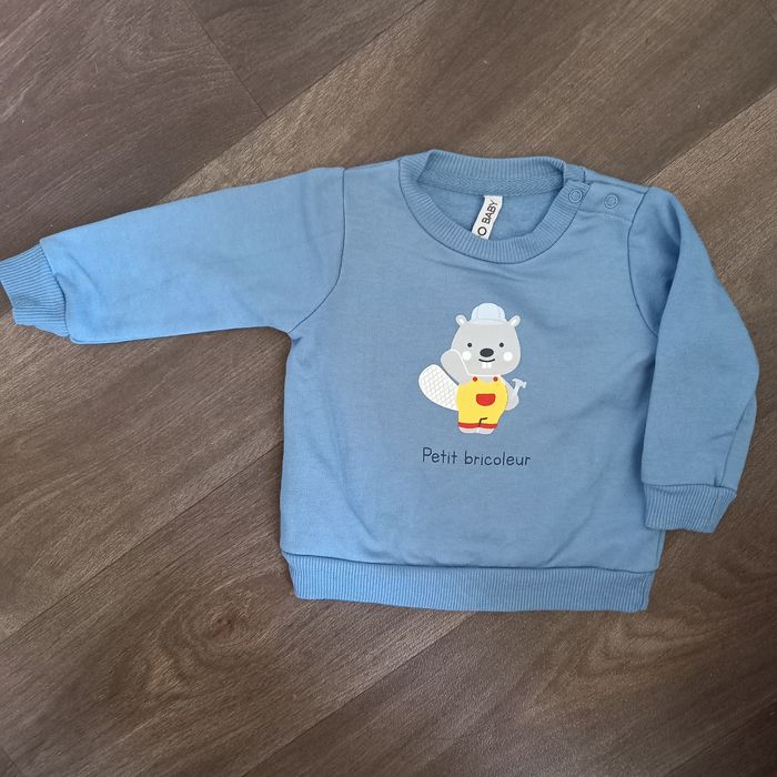 Lot de 2 sweat-shirts Npo Baby, 6 mois - photo numéro 4