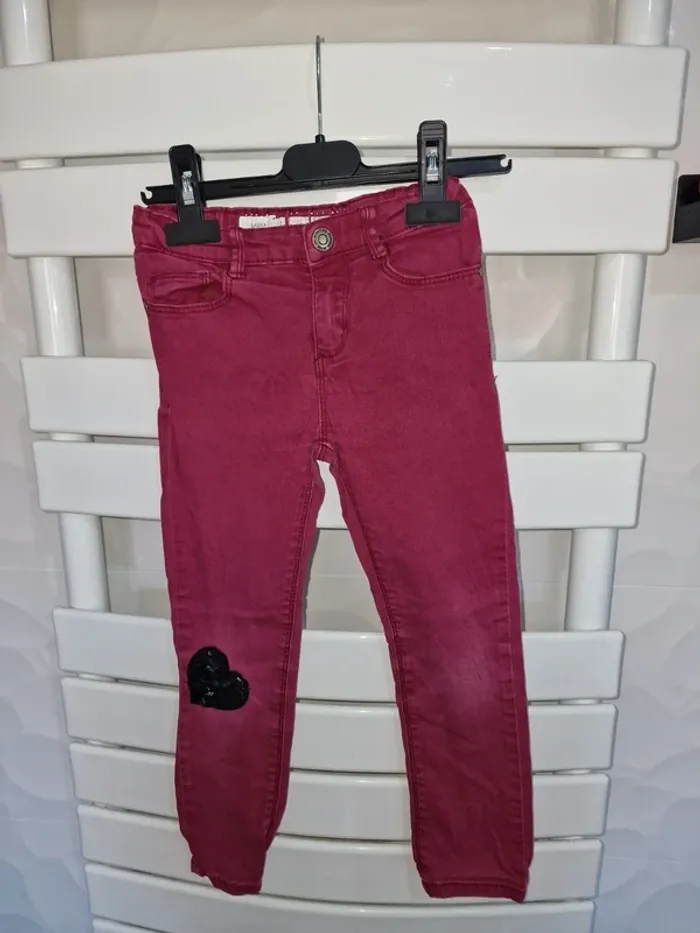 jeans bordeaux In extenso