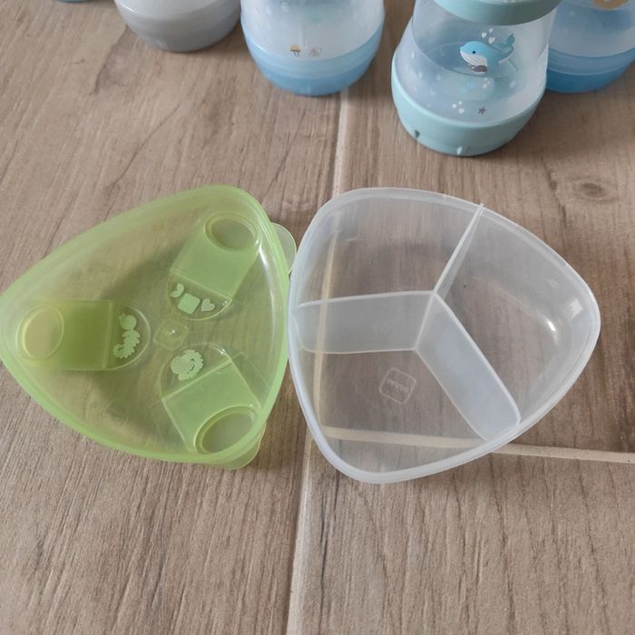 Lot de 6 biberons mam et boîte a lait - photo numéro 4