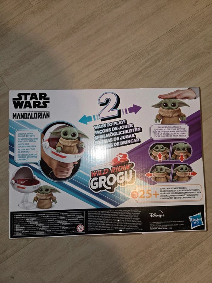 Star wars mandalorian grogu animé neuf avec son berceau - photo numéro 5
