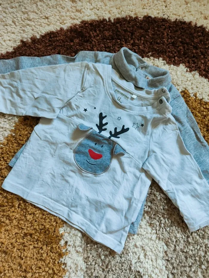 Lot 7 tee-shirts manches longues - photo numéro 6