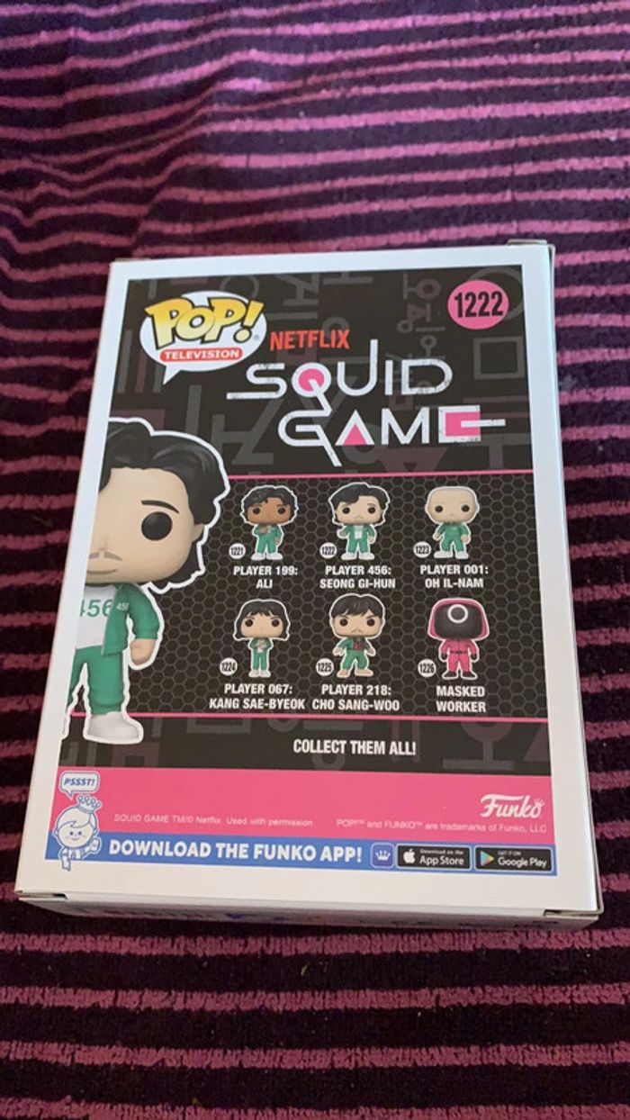 Figurine pop squid game 1222 - photo numéro 2