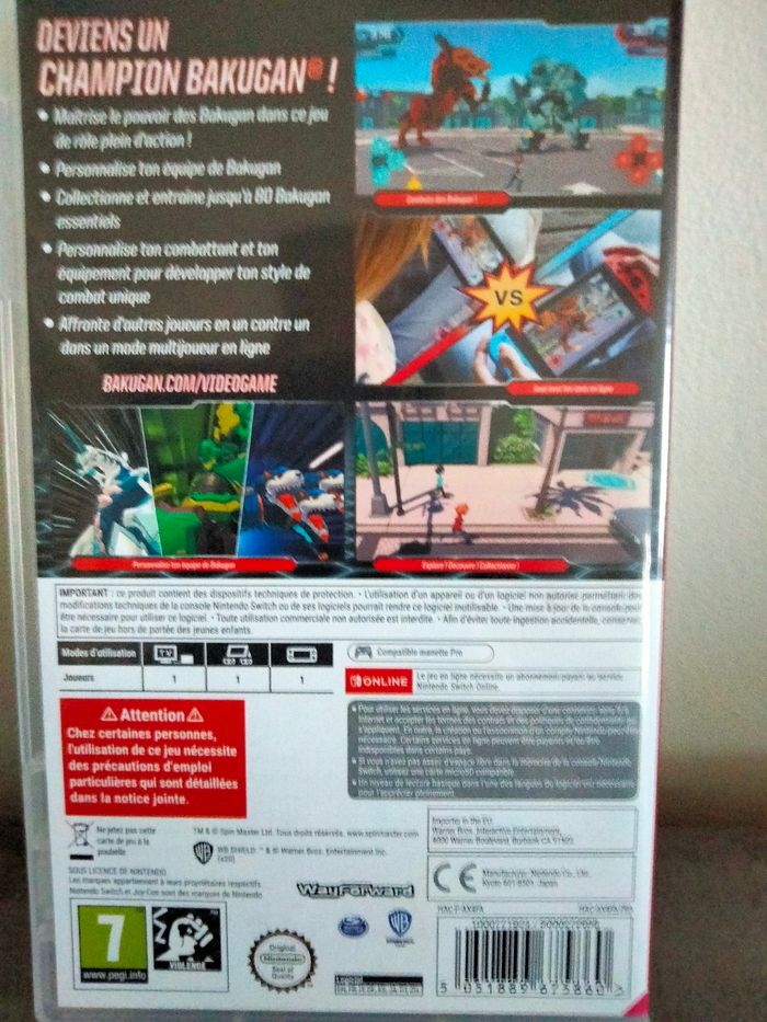 Jeu Switch Bakugan - photo numéro 3