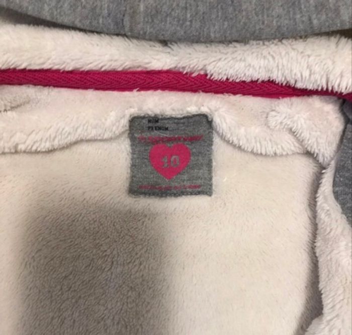 Gilet à capuche doublé polaire - Taille 10 Ans - photo numéro 3