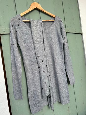 Robe manche longue avec écharpe 