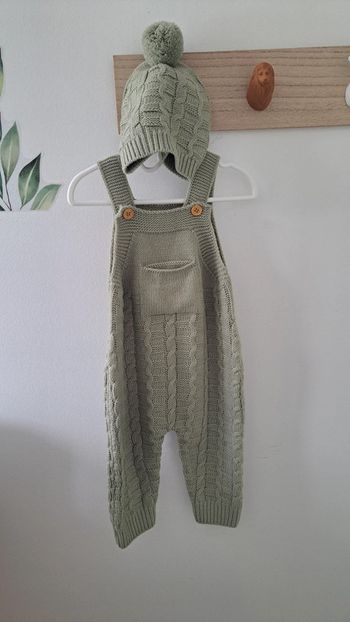 Ensemble salopette + bonnet