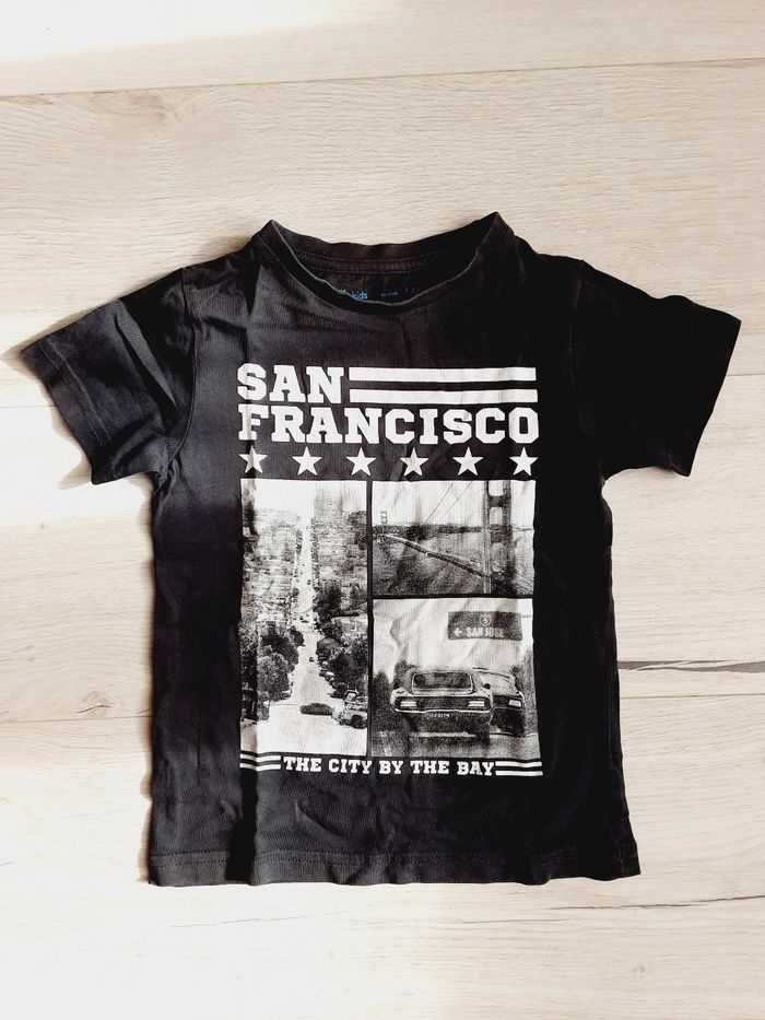 Vêtement garçon tee-shirt manches courtes San Francisco Gémo 4 ans