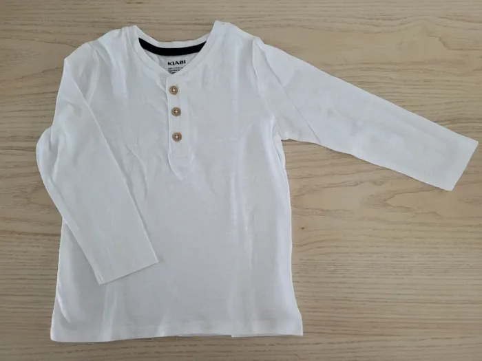 Tee-shirt Kiabi blanc 24 mois