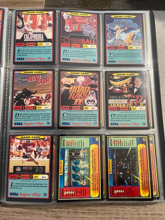 Collection Fullset Panini Sega Super Play Version Française TBE (120/120) Rare - photo numéro 17