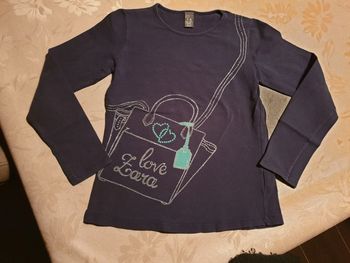 Tee-shirt Zara Girls 7 ans 8 ans 128cm