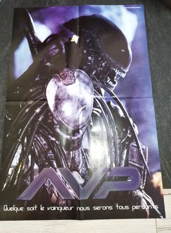 Poster Affiche Resident Evil Apocalypse / Alien vs Predator cinema Horrir movie