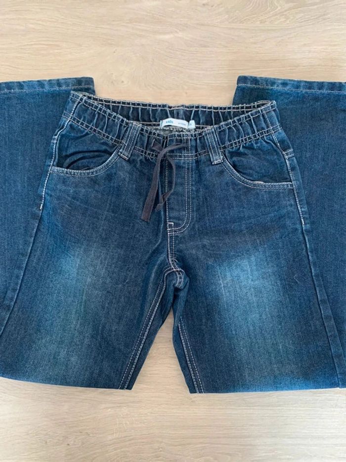 jean droit taille élastique et cordon