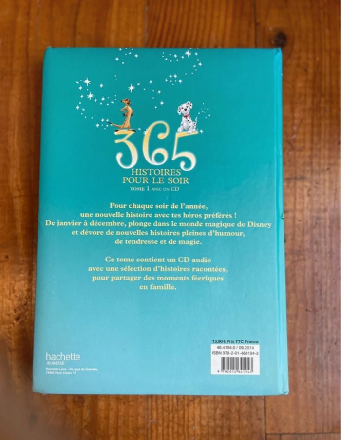 Livre Disney 365 histoires pour le soir tome 1 - photo numéro 2