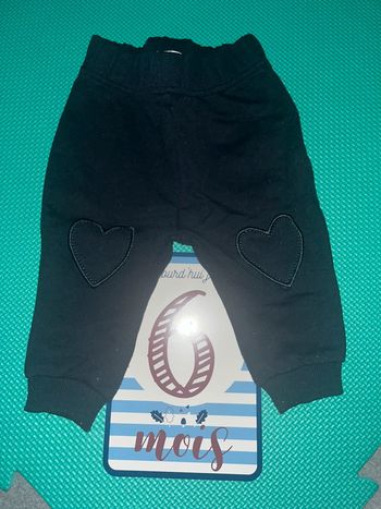 Jogging marine coeur 6M mes petits cailloux