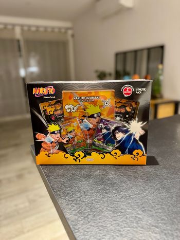 Coffret naruto mythos tcg - starter pack naruto vs sasuke - neuf scellé