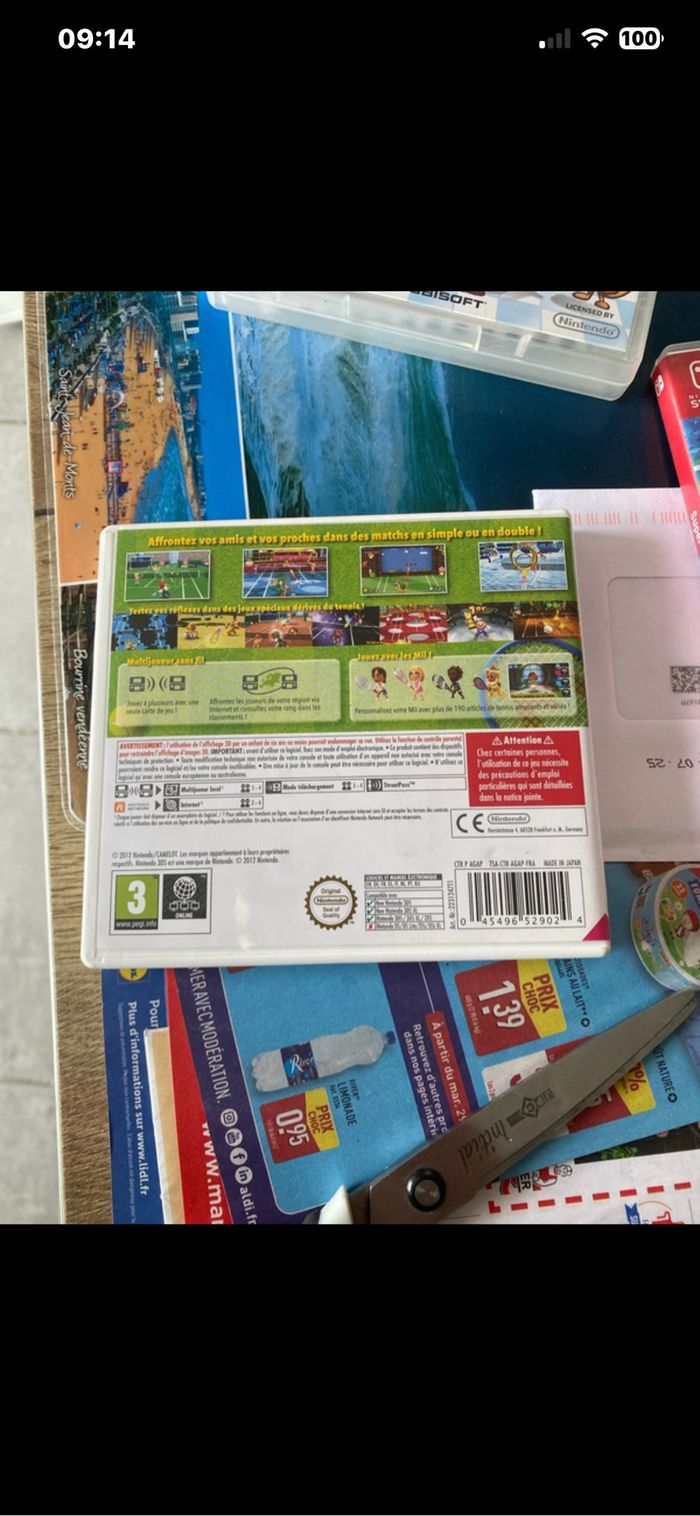 Jeu 3DS Mario tennis open - photo numéro 2