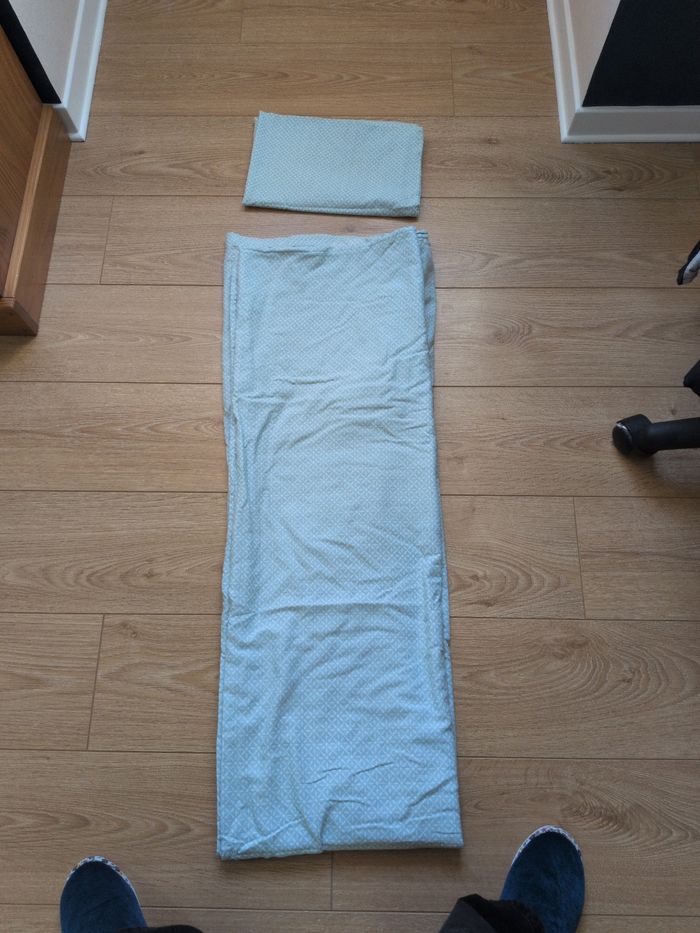 Housse de couette 1 personne, réversible - photo numéro 1