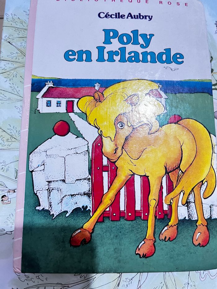 Livre ancien pour enfants : poly en Irlande, éditions 1986