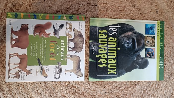 Lot de 2 livres éducatifs sur les animaux