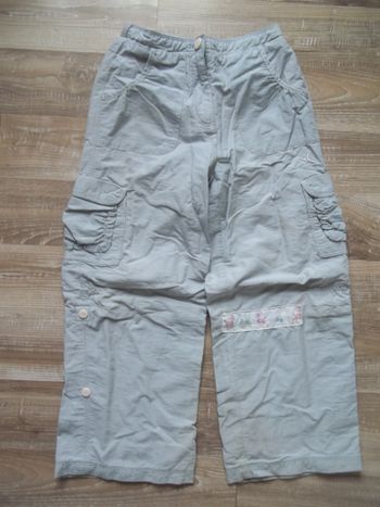 Pantalon retroussable Domyos gris 6 ans